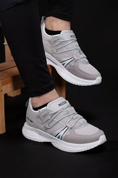 Riccon Thulgalir Herren Sneakers00121204 Eisweiß