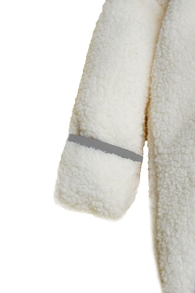 ipek atlas Baby Girl and Boy Plush Piping Booties and Gloves Jumpsuit