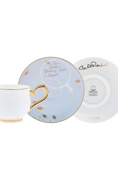 Karaca Unicef Betül Mardin Haldun Dormen 2-Person Coffee Cup Set 90 ml