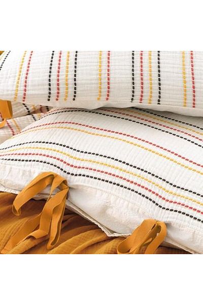 İdaş Simena Natura Cotton Pique Duvet Cover Set King Size Yellow