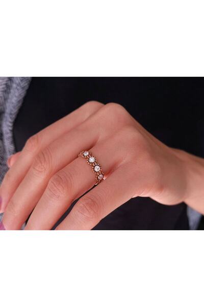 Sirius Pırlanta G Renk 0,35 Karat Pırlanta 5 Taş Halkalı Yüzük