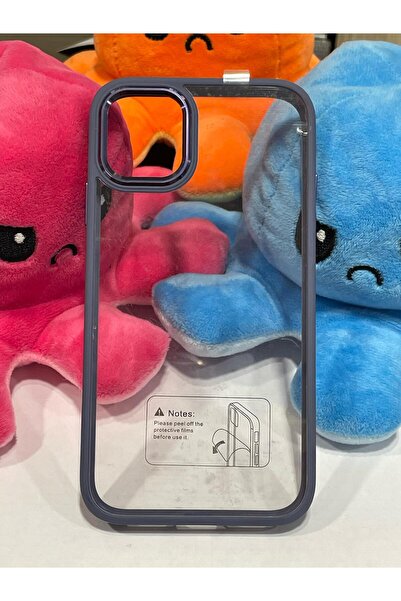 Magic Iphone 11 Kılıf Luxury Logo Detaylı Kenarları Renkli Kamera Lens Koruma...