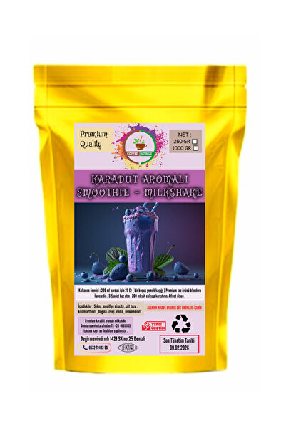 coffee Naturelle Karadut Aromalı Milkshake & Smoothie 1 Kg