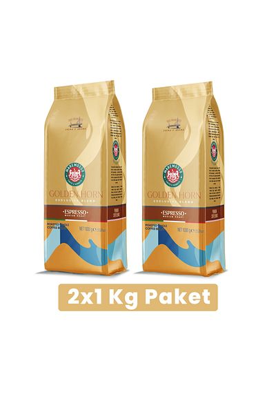 Mare Mosso Caffe ê Vendite Espresso Golden Horn 2X1 Kg. (Core and Ground) Coffee