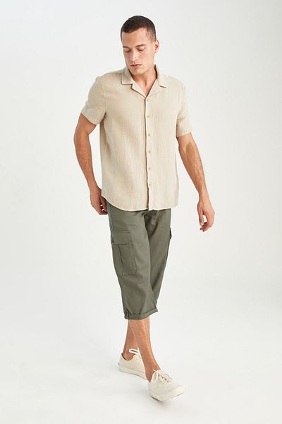 DeFacto Cargo Pocket Belt Detailed Capri šortky