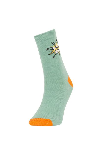 DeFacto Set of 7 Cotton Long Socks for Boys - Y2873a6ns