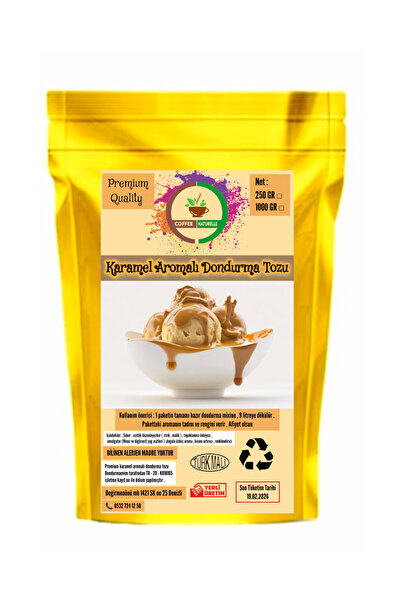 coffee Naturelle Karamel Aromalı Dondurma Karışımı