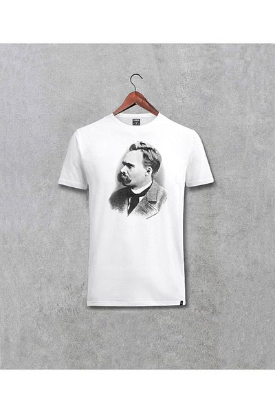 Pisa Art Тениска с щампа „Дизайн на Фридрих Ницше“