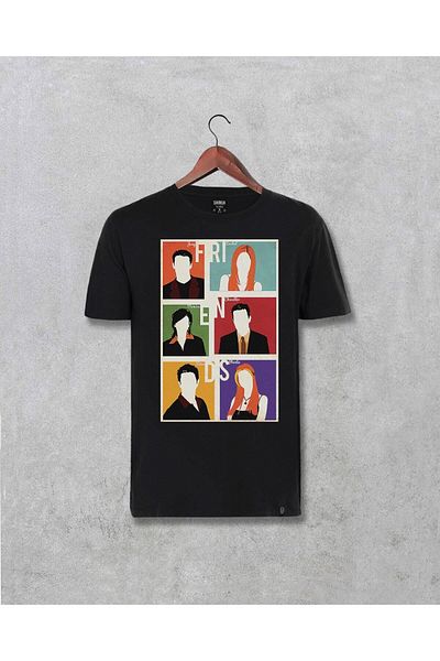 Pisa Art Тениска с щампи с дизайн на персонажи от сериала Friends