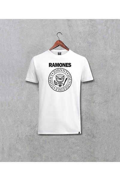 Pisa Art Μπλουζάκι Unisex με τυπωμένο ειδικό σχέδιο Ramones Music Band