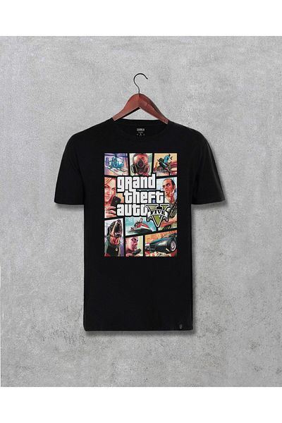 Pisa Art Μπλουζάκι Unisex με τυπωμένο σχέδιο Grand Theft Auto Gta