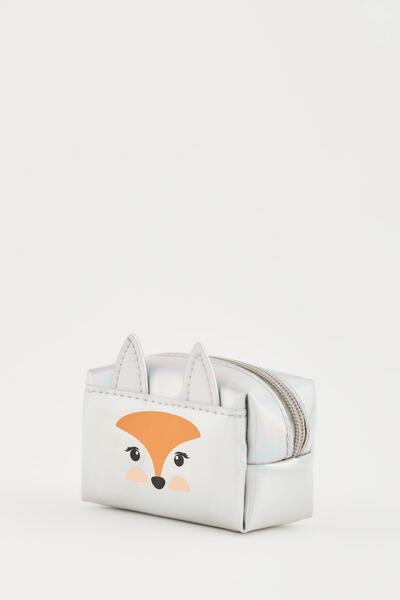 DeFacto Women's Fox Printed Zippered Coin Purse Z0111Azns