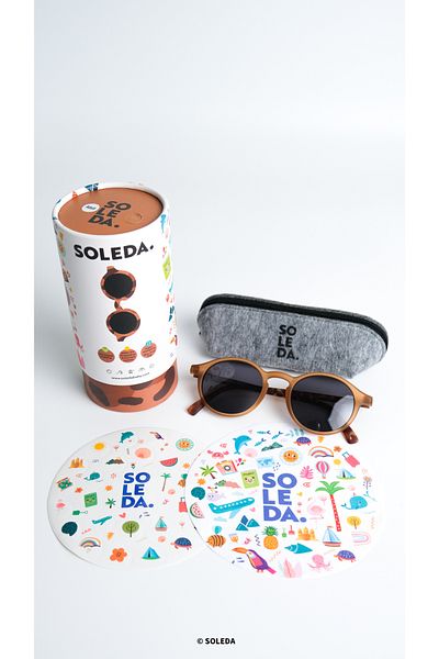 SOLEDA Adult Sunglasses Caramel