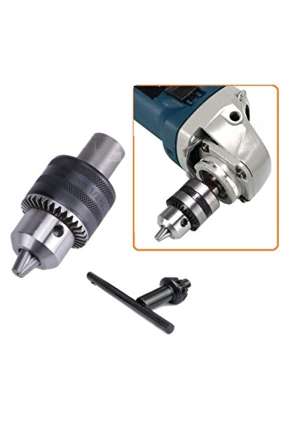 Depolife Avuç Taşlama Spiral Makinesini Mandrenli Matkaba Dönüştüren Adaptörlü Çelik Mandren Anahtarlı