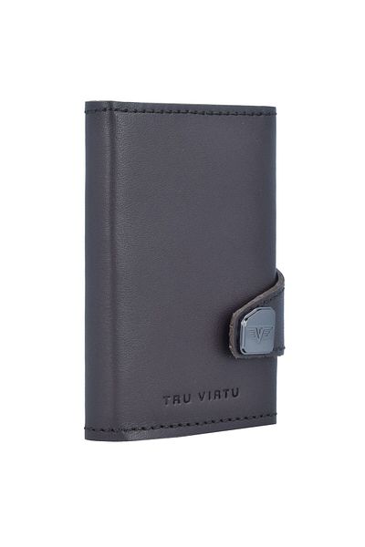 Tru Virtu Click & Slide Kreditkartenetui Geldbörse RFID Leder 6,5 cm