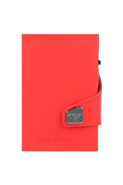 Tru Virtu Click & Slide Kreditkartenetui Geldbörse RFID LED 6,5 cm