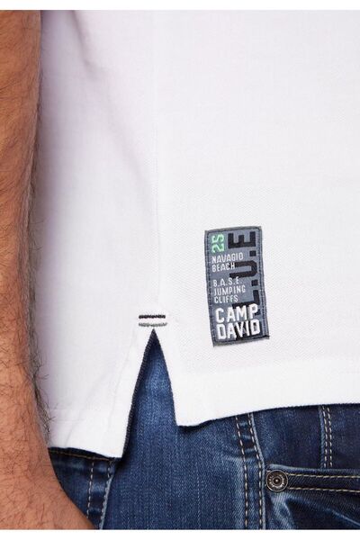 Camp David Poloshirt Base Jumping Kurzarmshirt mit Polokragen