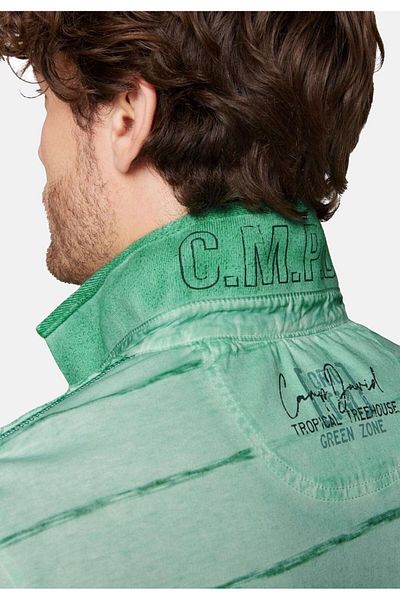 Camp David Poloshirt Tree House Kurzarmshirt mit Polokragen