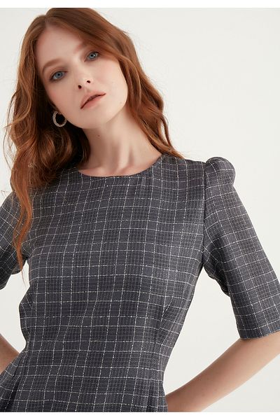Herita Kariertes Minikleid