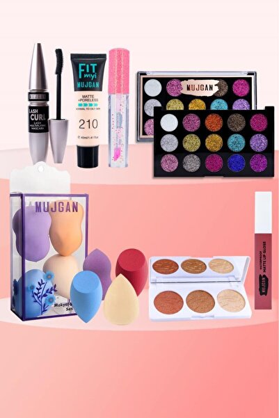 MUJGAN Pembe Makyaj Seti Orta Ton
