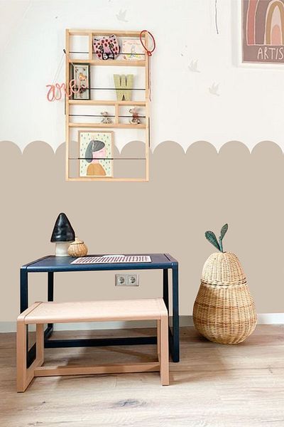 Piksel Grafik Διακοσμητικό αυτοκόλλητο τοίχου Scalloped Bohemian