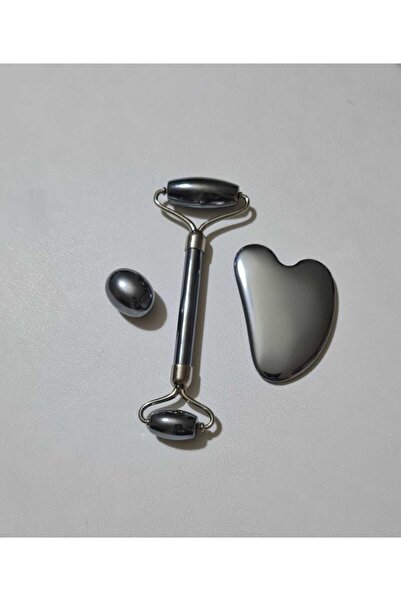 Doğaltaş Terahartz Doğal Taşı- GUA SHA ROLLER TUMBLE SET