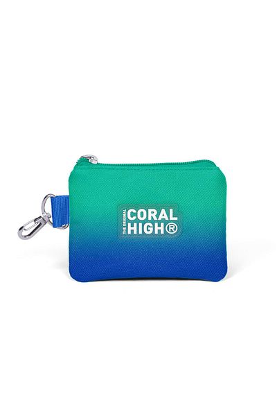 Coral High Детска цветна чанта за пари Saks в зелен цвят - ресто 21924