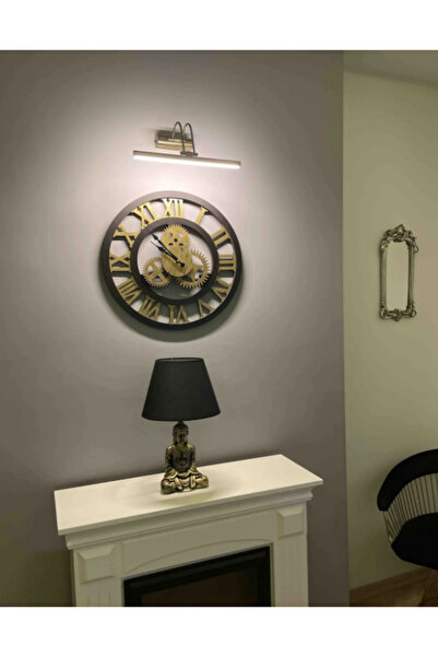 luxshome Eskitme Kasa Sarı Işık Elektrikli Banyo Duvar Ayna Tablo Aydınlatma Flüt Kuğu Aplik Ledli Aplik 3200