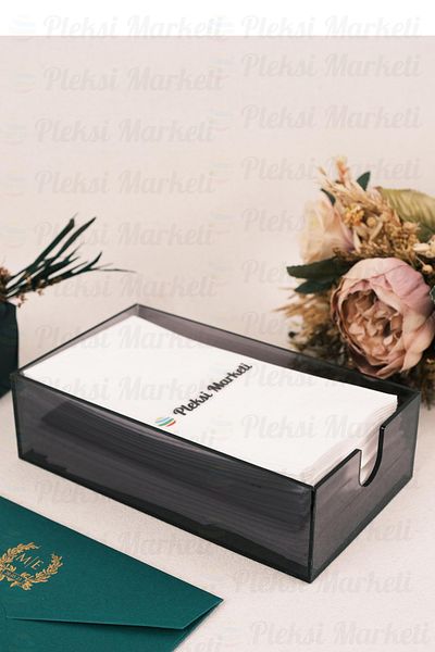 Pleksi Marketi Διαφανής θήκη χαρτοπετσέτας από πλεξιγκλάς