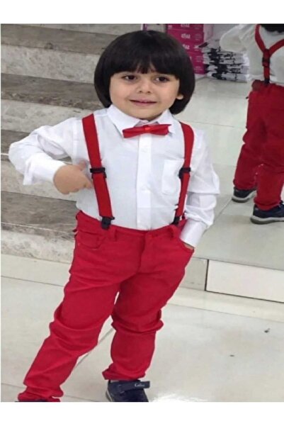 MaviMoure Αρσενικό παιδικό μακρυμάνικο πουκάμισο λινό παντελόνι 23 Απριλίου 2...