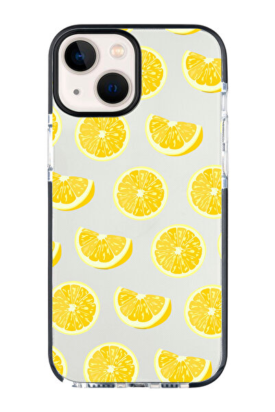 shoptocase Iphone 15 PLUS Uyumlu Ultra Korumalı Limonlar Desenli Impact Telef...