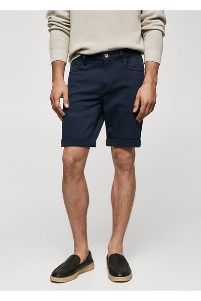 MANGO Man Jeans-Bermudashorts im Slim Fit