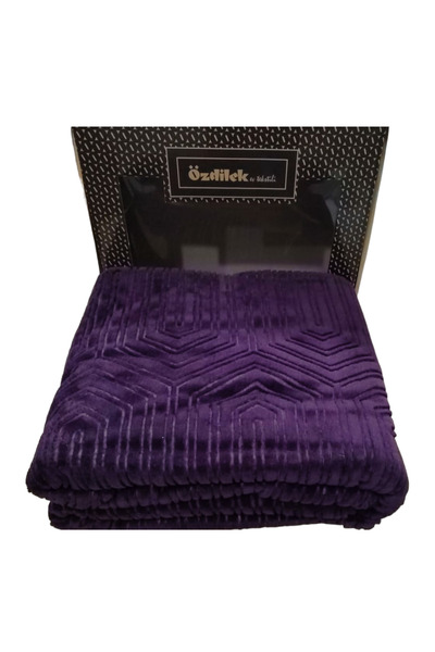 Özdilek Prestige Tek Kişilik Battaniye Mürdüm 155x200 cm