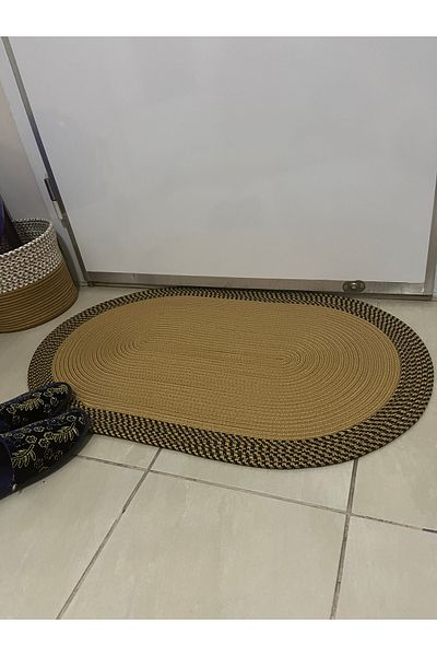 naylişhome Jute Straw Door Front Bathroom Kitchen Living Room Living Room Mat Modern Rug Gift