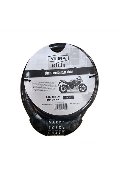 Yuma PASSWORD MOTORCYCLE LOCK 747