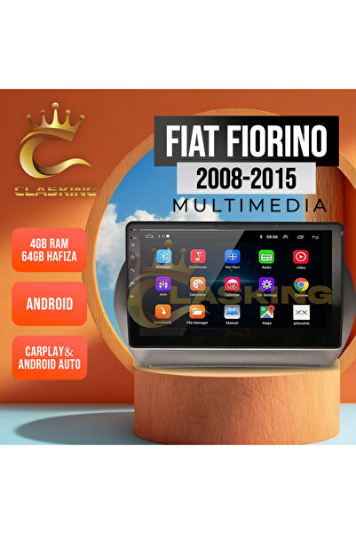 ClasKing FIAT FIORINO 2008-2015 UYUMLU  4 GB RAM 64 GB HAFIZA ANDROID MULTIME...