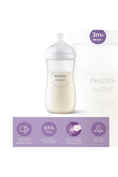 Philips Avent Scf036/17 Natural Pp Baby Bottle 330 ml