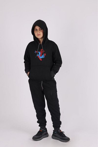 COSBA kids wear Σετ ανδρικής φόρμας με κουκούλα καγκουρό τσέπη