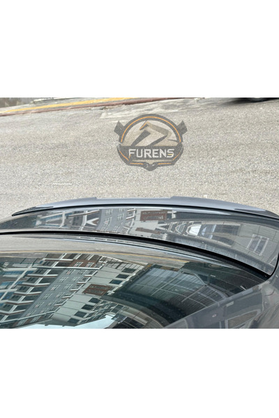 Furens Bmw E90 316 318 320 325 330 Uyumlu  Bagaj Üstü Yarasa Spoiler Piano Black