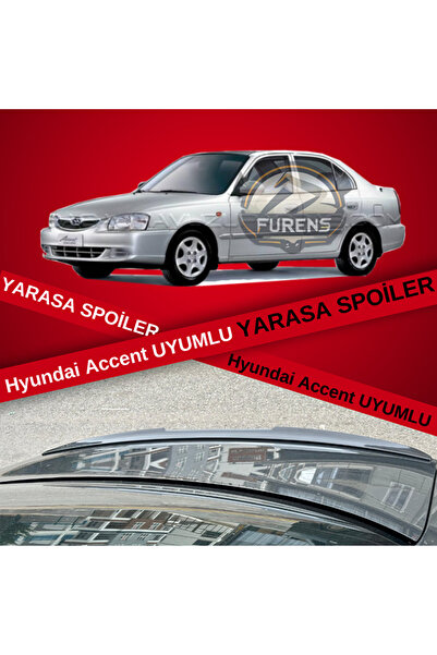 Furens Hyundai Accent Admira Uyumlu Milenyum Bagaj Üstü Yarasa Spoiler Piano ...