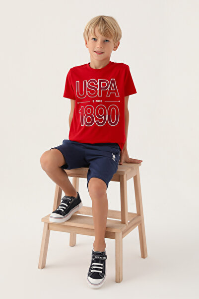 U.S. Polo Assn. Boy, USPA 1890, T-shirt-shorts Set