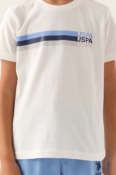 U.S. Polo Assn. طقم شورت تي شيرت كلاسيكي للأولاد