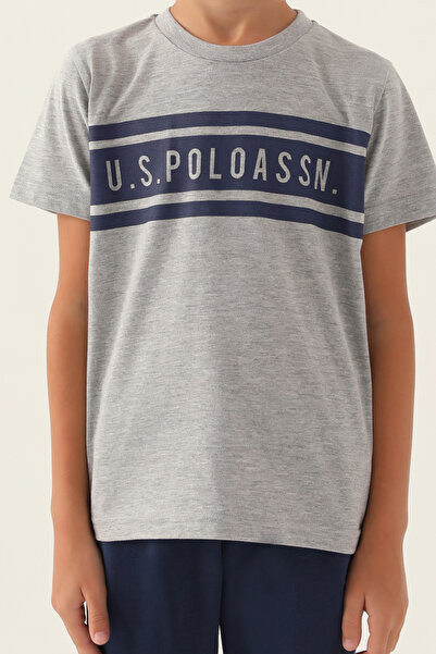 U.S. Polo Assn. Boy's T-shirt-shorts Set