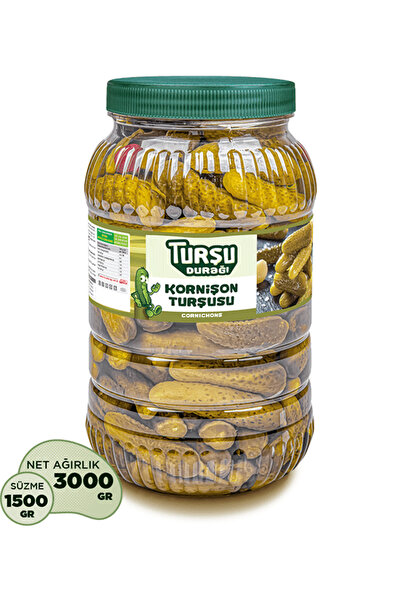 TURŞU DURAĞI Kornişon Turşusu | 3 Kg