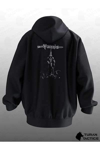 TURAN TACTICS HOODIE OVERSIZE PROiectat TOMRİS HATUN (UNISEX)