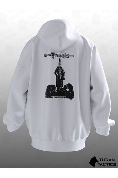 TURAN TACTICS TOMRİS HATUN ΣΧΕΔΙΑΣΜΕΝΟ OVERSIZE HOODIE (UNISEX)