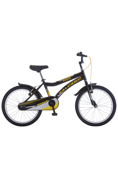 Assize Salcano Attack 14 Jant Erkek Çocuk Bisikleti siyah sarı