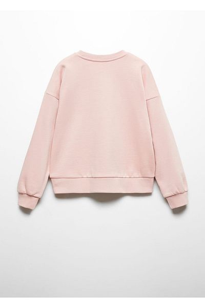 MANGO Kids Stylish Pink Sweatshirt - Kids Fabric