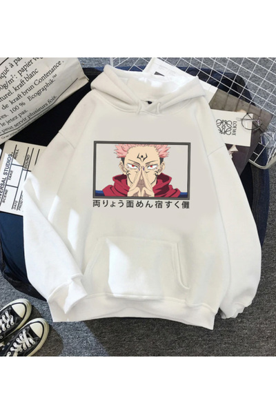 dwnwear Hanorac cu glugă Jujutsu Kaisen Sukuna