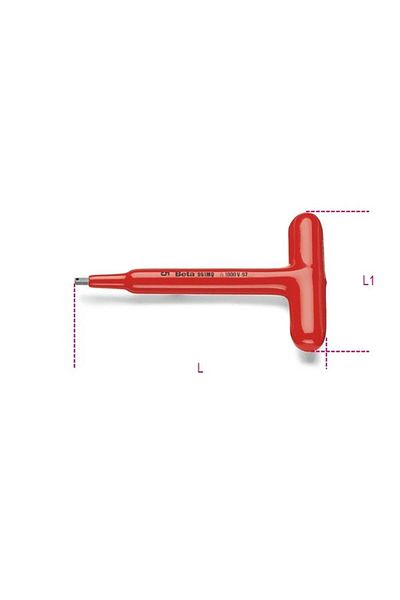 Beta 951mq Insulated T Allen Key 5mm